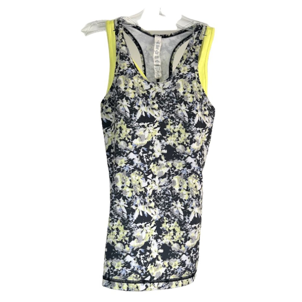 Lululemon Athletica Racerback Scoop Neck Tank w/Built-In Sports Bra, Size 2